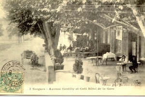 avenue gentilly  "café ,hotel de la gare"
