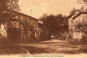 1930 Sorgues - Entrée de la Ville