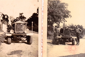 (4) /1946/1947 "Famille Racchini"Camion Transformé en Tracteur