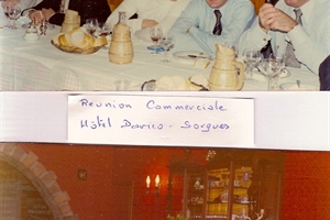  1971  service commercial au restaurant "Davico"