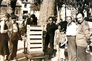 Années 1970   Le marché aux cerises( chevalier,gueit,brun