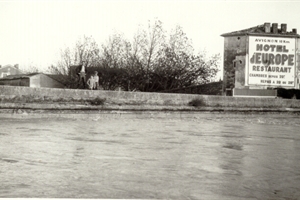 1951 le pont (crue)