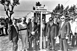 Début 1980 : Inauguration Place Wettenberg