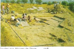 1980  fouilles aux moures de sèvre