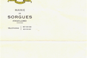 1950/1960  papier à lettre 