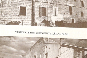2002/2003  vestiges mur côté ouest du chateau p