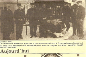 1983 historique sur les pompiers de sorgues