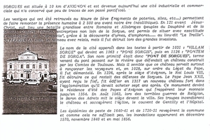 historique sur sorgues