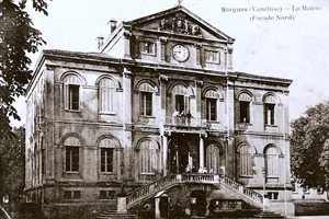 1940/1950  la mairie  (face nord)