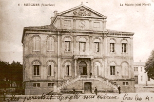 1940/1950 la mairie (face nord)