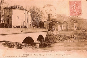 1905  pont de l' ouveze et ses abords
