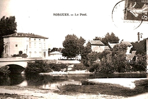 pont sur l 'ouveze et ses abords
