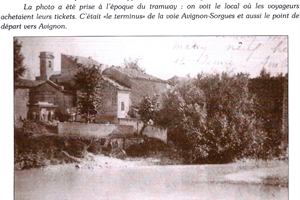 vue de l'ouvèze (appelée à l'époque "la sorgue")