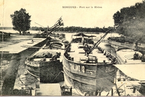 port sur l'ouvéze et le rhône