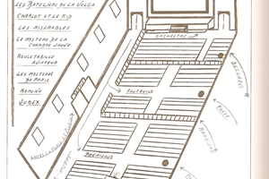 plan du "Tivoli "(cinéma) fait par aimé perrin