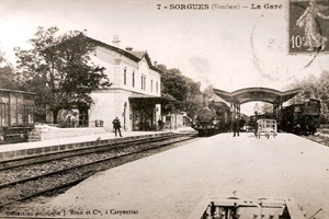 la gare de sorgues