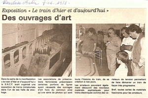 1988 historique sur le train