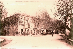 1940  r n 7  et cours de la republique ( entree de sorgues)