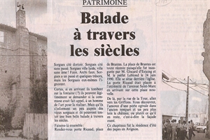 1989  patrimoine 'ballade à travers les siècles"
