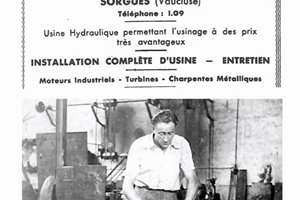 Années 1950 / Atelier de Mécanique "Cocordan"