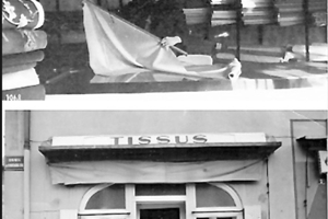Années 1960 / "Magasin de tissus des demoiselles Pêtre " Avenue du 11 novembre 