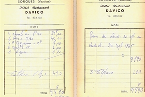 (9) /1954 Hôtel-Restaurant Davico
