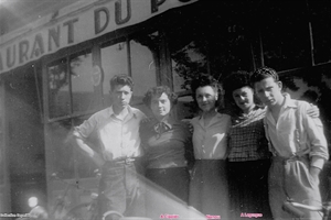 Années 1950 /Bar-Restaurant du pont de la famille "Clapier"