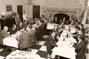 1972 "congrés commercial" au restaurant le chasselas au Thor
