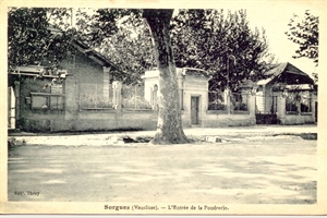 entrée de l'usine de la poudrerie