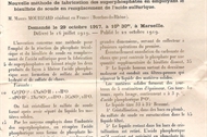 1919  brevet d'invention mourizard