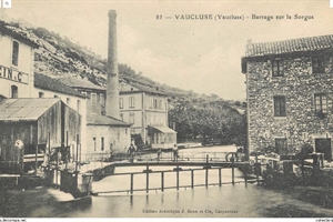 Barrage sur la Sorgues