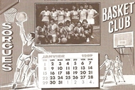  1967    publicité: calendrier du basket
