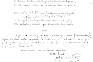 1904/2009 (02) "2-2"lettre en provencal de marius jouveau a adéle pétre (1904)