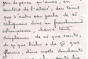 1904/2009 (02)"5-3" lettre en provencal de marius jouveau a adéle pétre (1905)