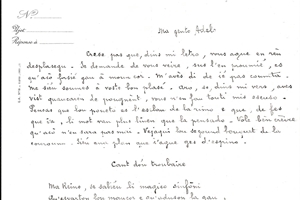 1904/2009 (2) "2-1" lettre en provencal de marius jouveau a adéle pétre (1904)