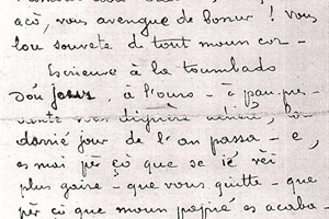 1905/2009 (02) "5-4" lettre en provencal de marius jouveau a adéle pétre (1905)