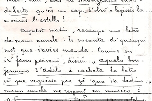 1905/2009 (02) "6-3" lettre en provencal de marius jouveau a adéle pétre (1905)