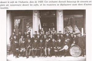 1920 "indépendant musique"(mr perrin en  haut au centre)