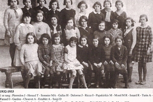 1932/1933  école des filles  (therese  heraud)