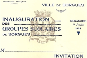 1933 (09 07)  invitation inauguration