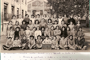 1956/1957  école des filles (sévigné) geneviève giraud