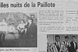 Années 1961 et +/ Dancing "La Paillotte" (Unic-Bar Rte d'Avignon)