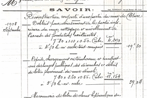 1908 facture "mourizard"
