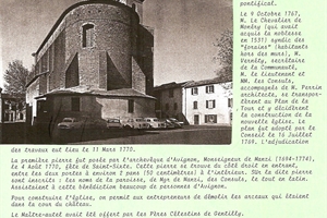 historique de l'église "du plan de la tour"