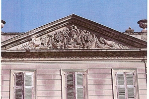 2002/2003  fronton du chateau geffe de guerre
