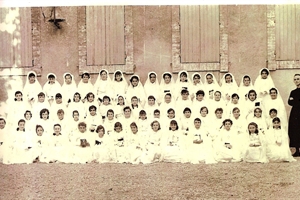 1955  communion avec maurice vallier
