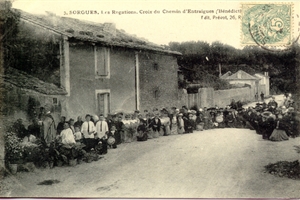 croix chemin Entraigues)"la bénédction"