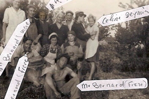 1945 l oiselet (ramassage des cerises) celine deymier et les voisins