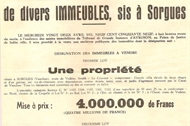 1959   vente de divers immeubles (rte de vedène)