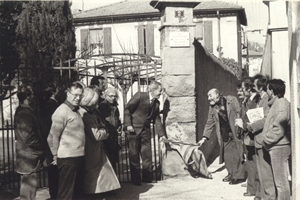 inauguration plaquee "Picasso"